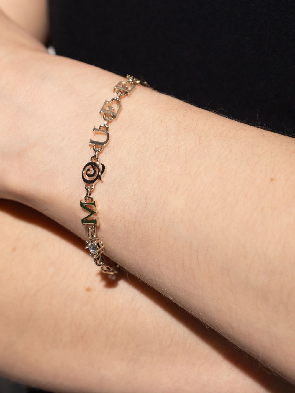 logo charm bracelet - 2