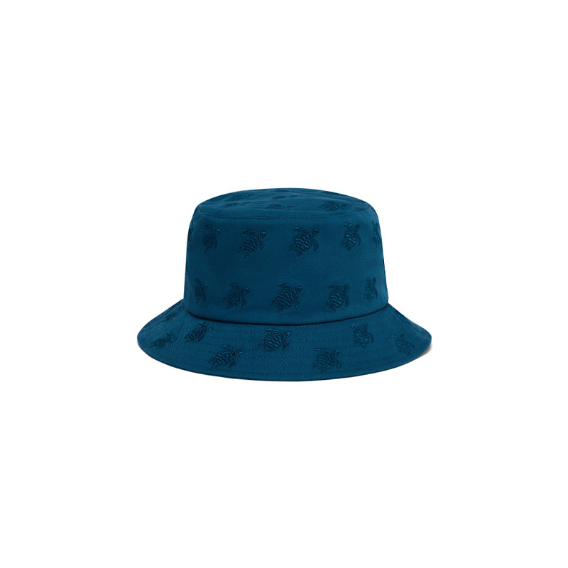 Vilebrequin Embroidered Bucket Hat Turtles All Over outlook