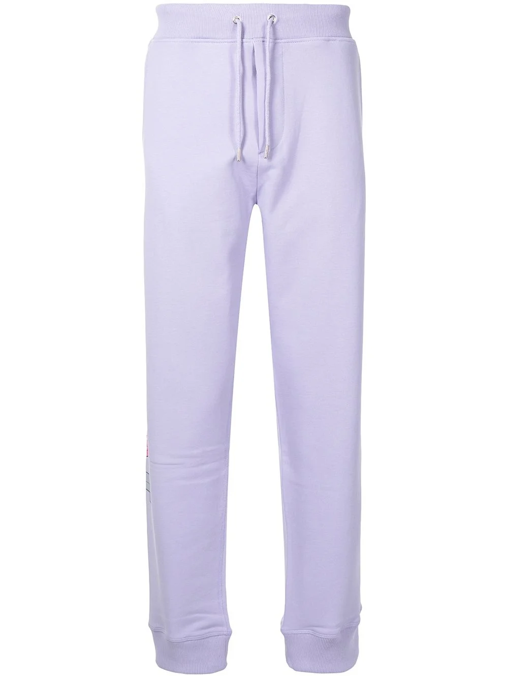 3D logo cotton track pants - 1