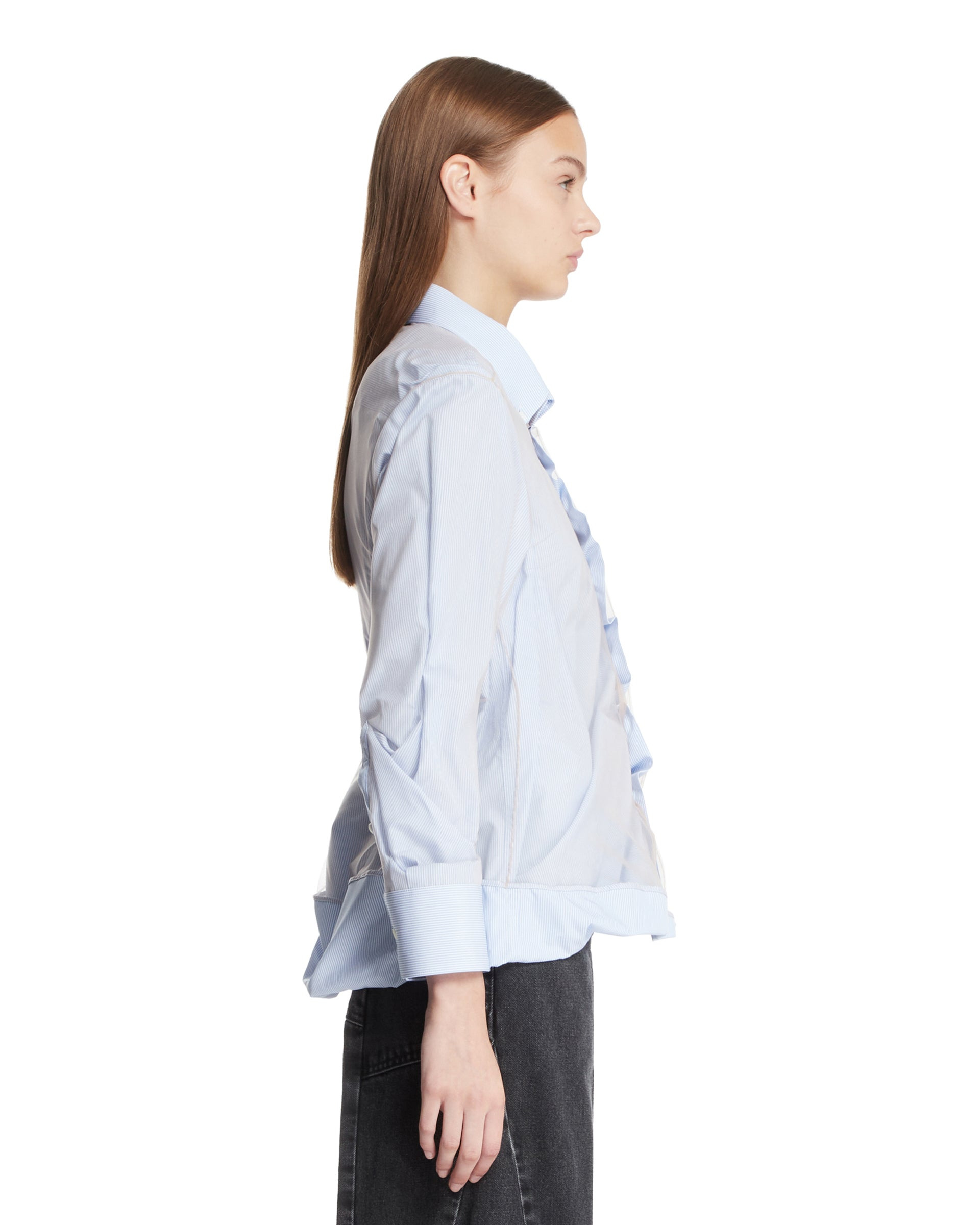 Blue Layered Shirt - 5