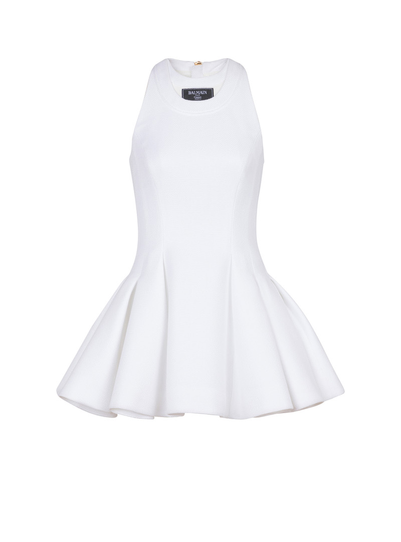 Flared pleated dress - 1