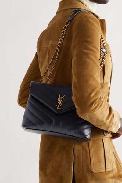 SAINT LAURENT Loulou small quilted leather shoulder bag outlook