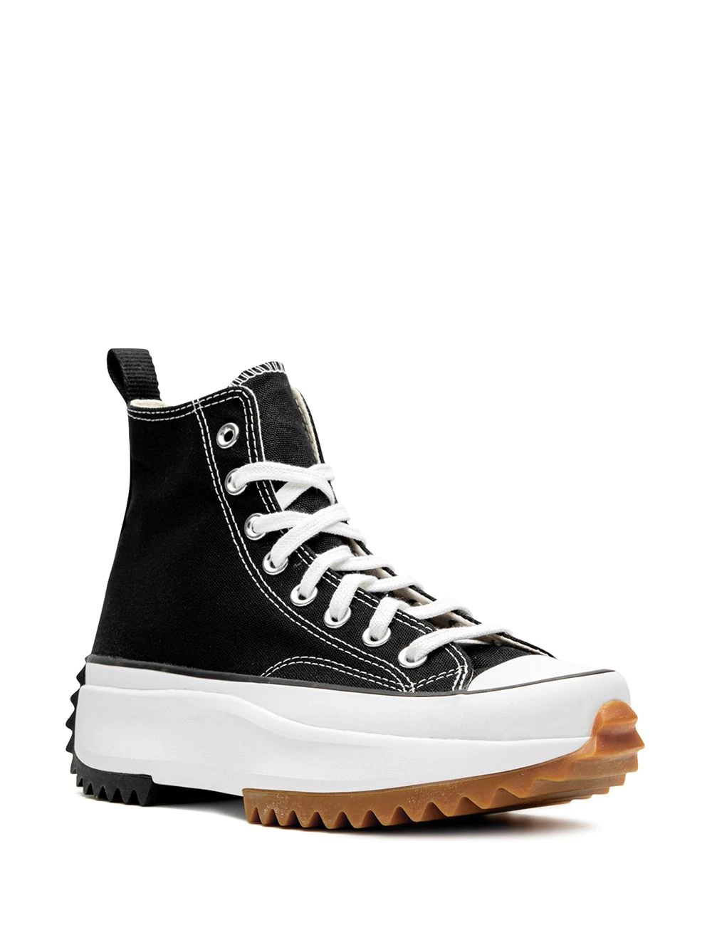 Run Star Hike Hi "Black/White" sneakers - 2