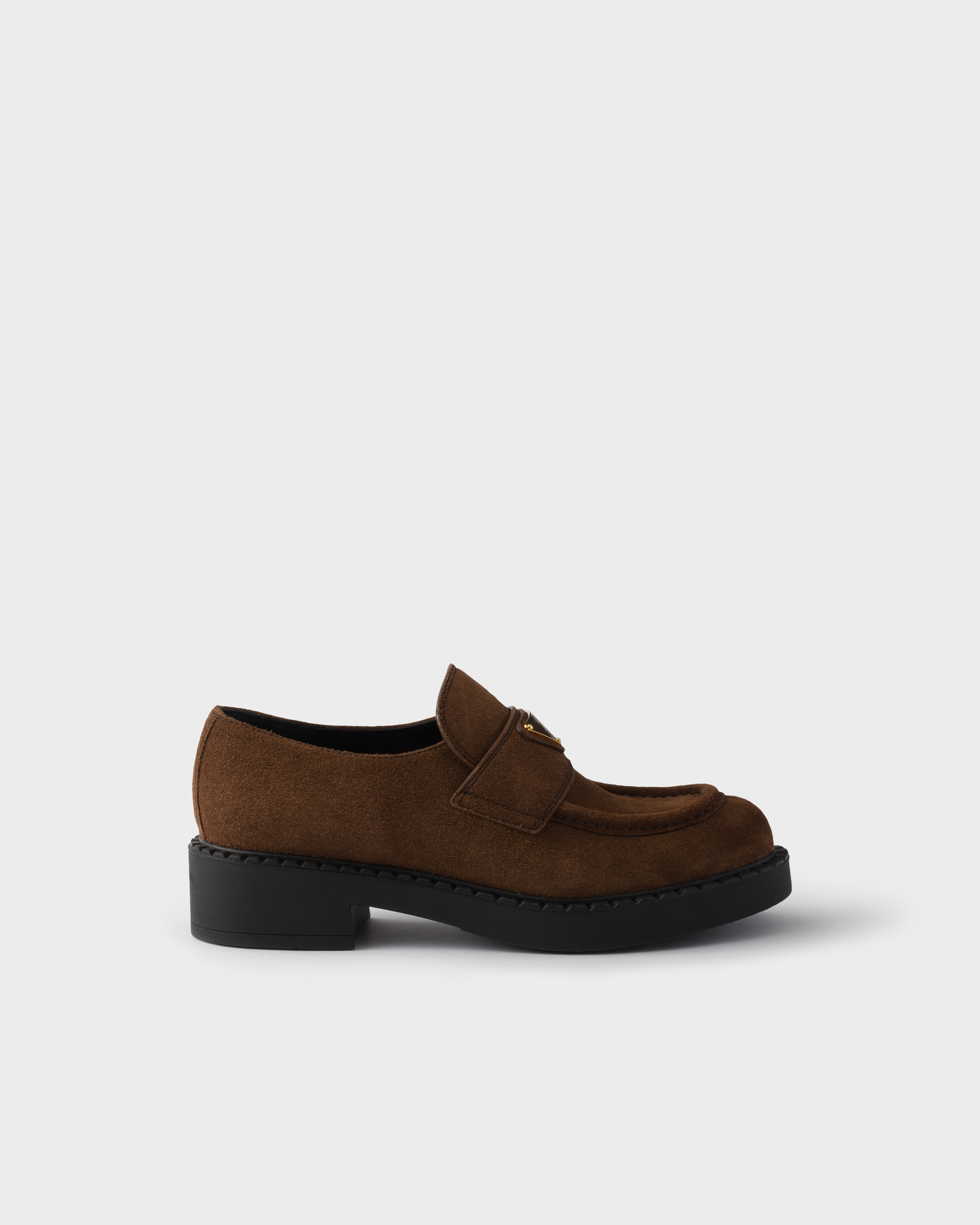 Chocolate suede loafers - 2