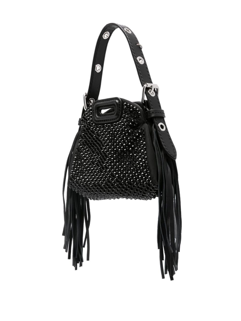 rhinestone-embellished mini bag - 3