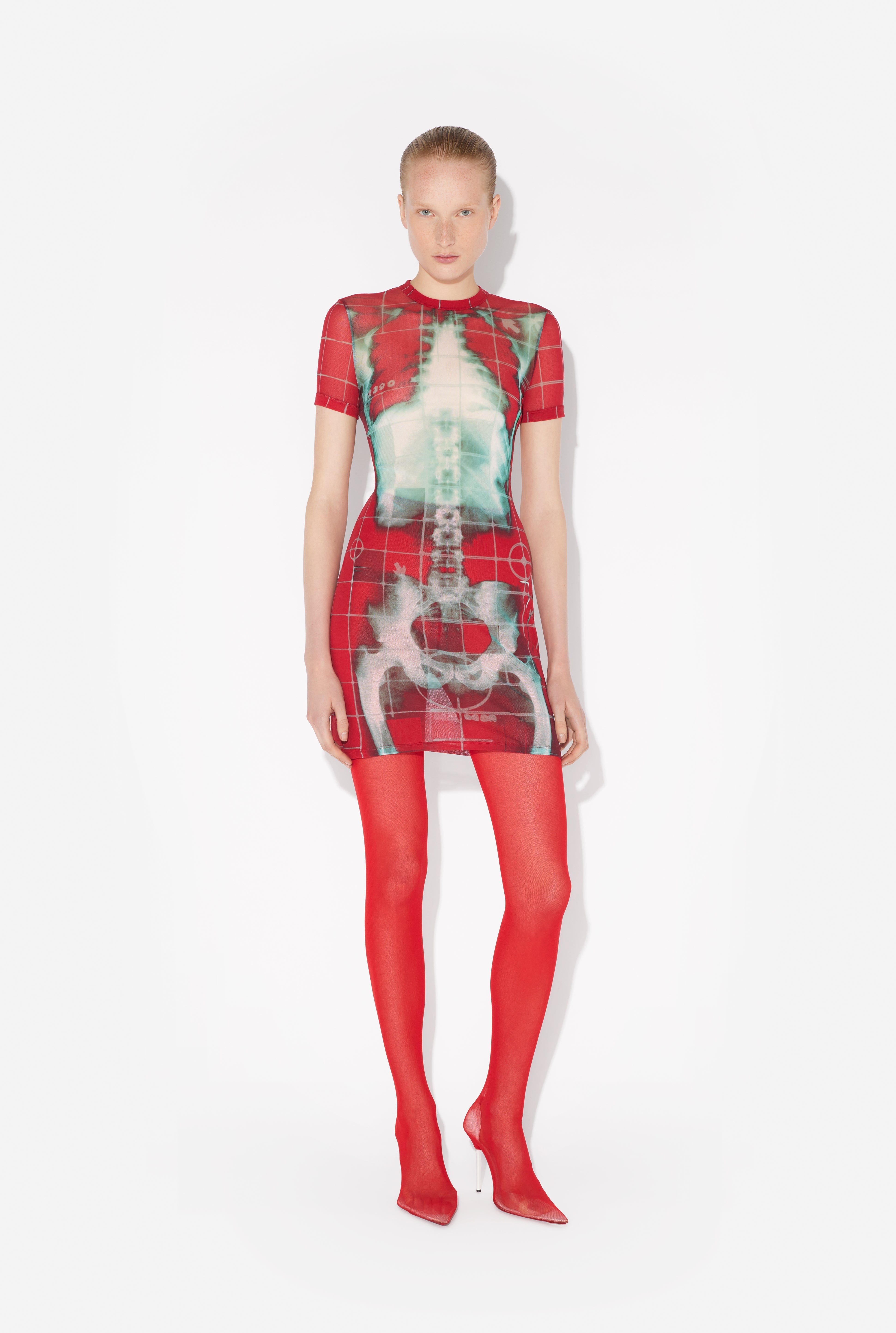 THE SHORT RED SQUELETOR DRESS - 2