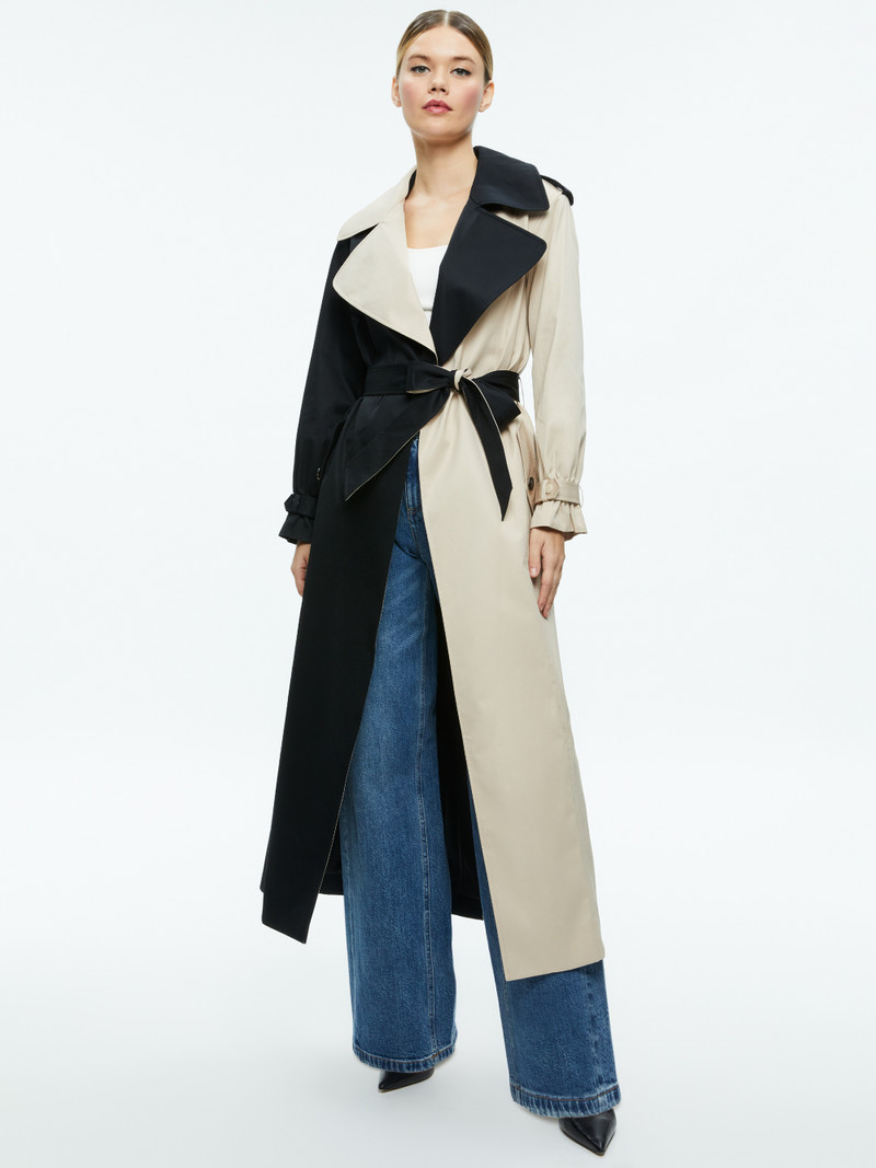 Alice + Olivia NEVADA TRENCH COAT outlook