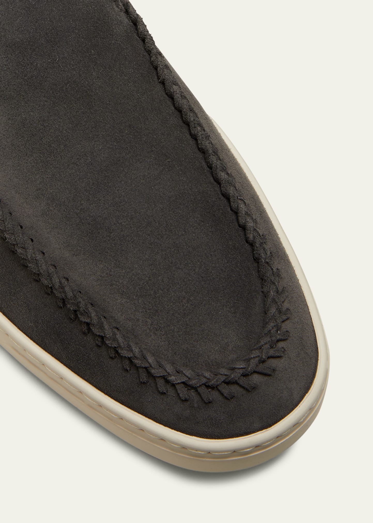 Men's Suede Slip-On Sneakers - 5