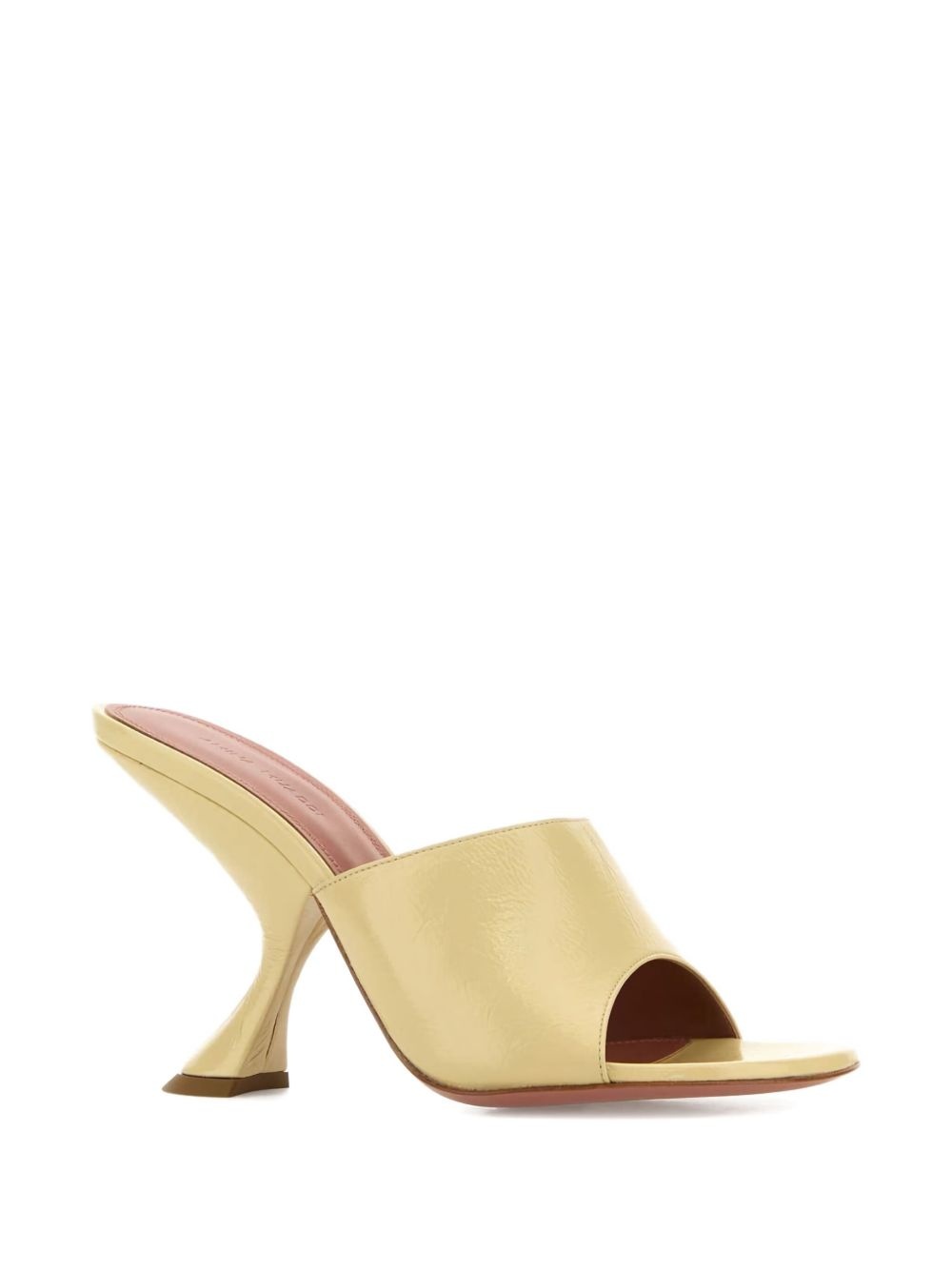 90mm sculpted heel open-toe mules - 2