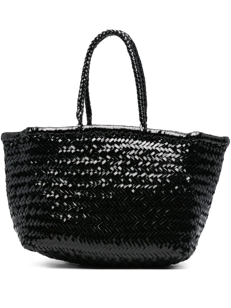 Dragon Diffusion Triple Jump Woven-leather Tote Bag 1