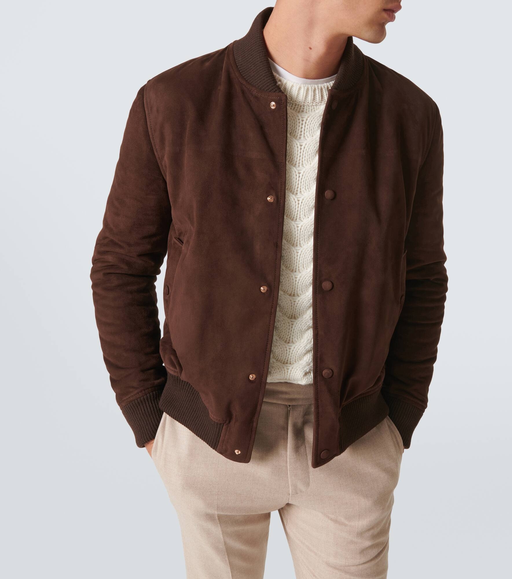 Greg suede bomber jacket - 5