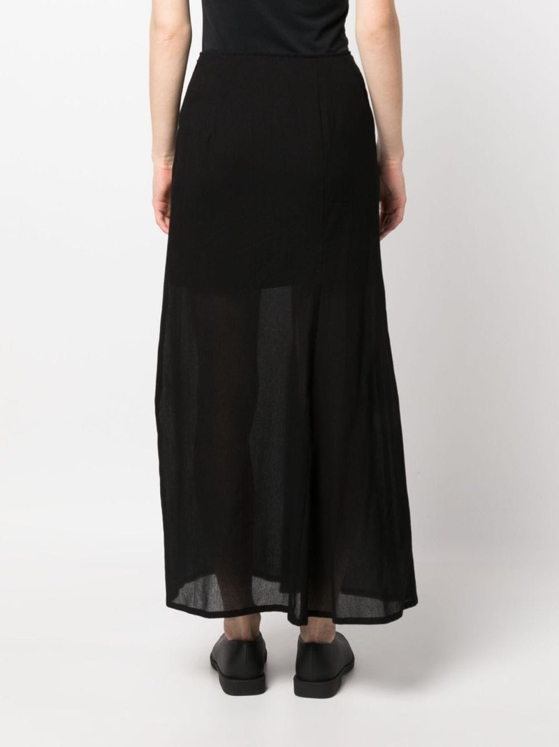 semi-sheer long skirt 4