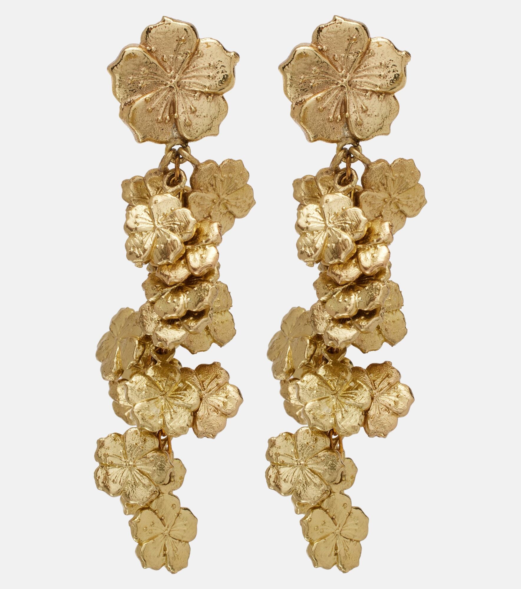 Team Spirit gold-plated earrings - 1