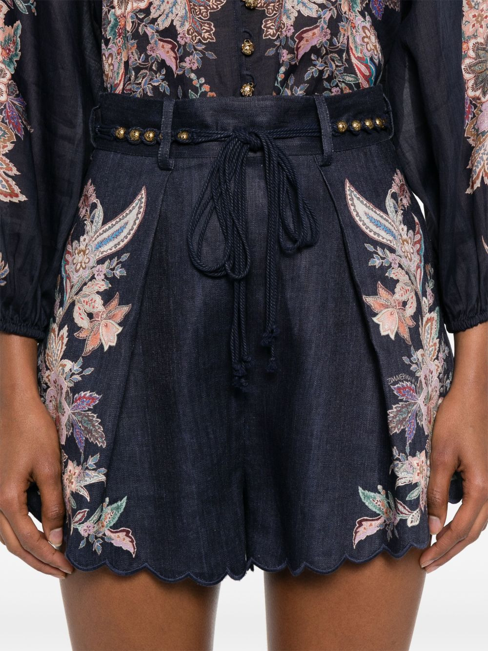 Zimmermann Rhiannon linen shorts - 2