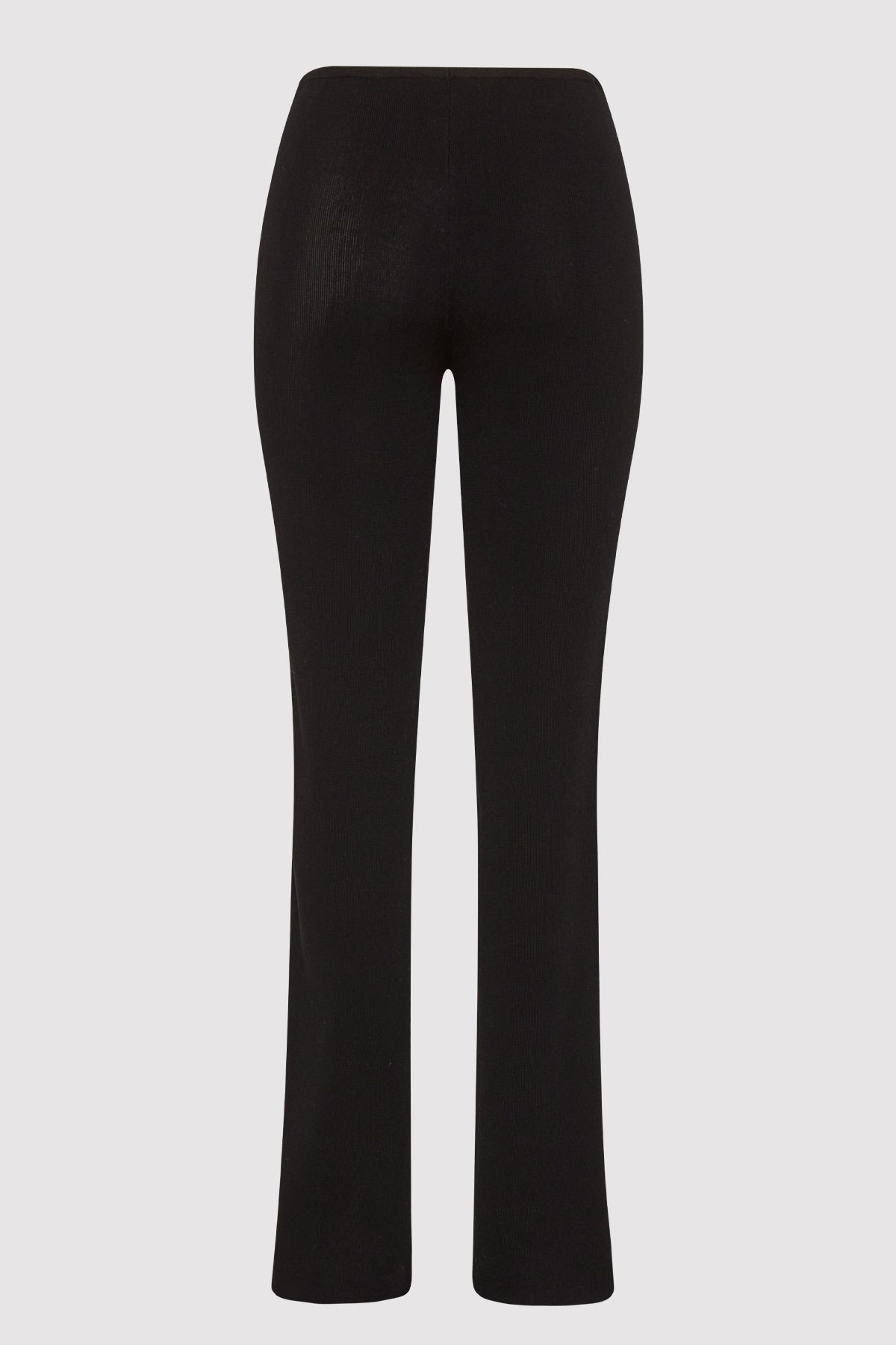 Low Waist Knit Pants - Black - 6