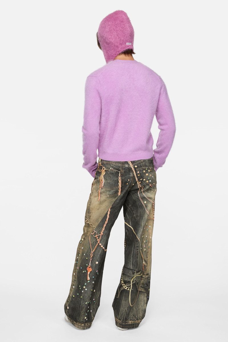 Cashmere cardigan - Year of the Horse - Pink/purple 3