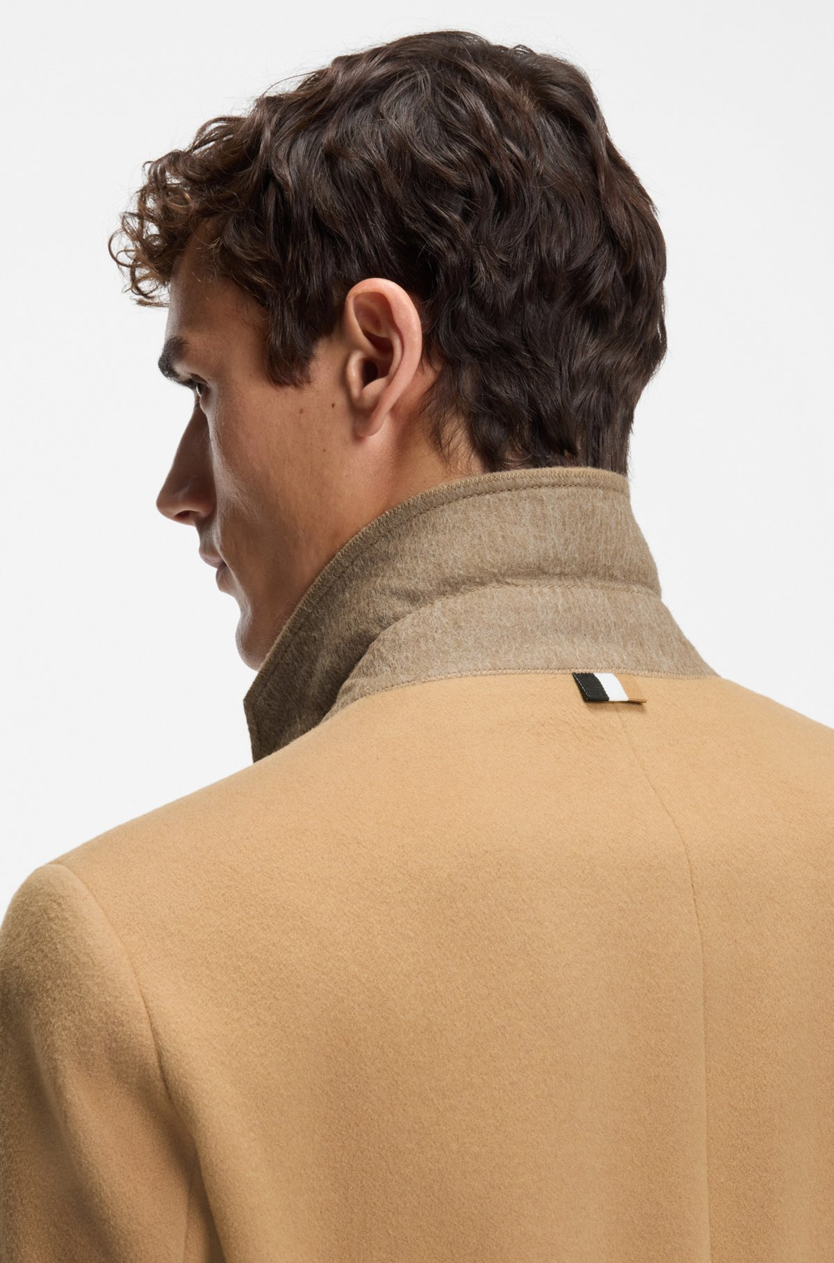 FORMAL COAT IN A WOOL BLEND - 3