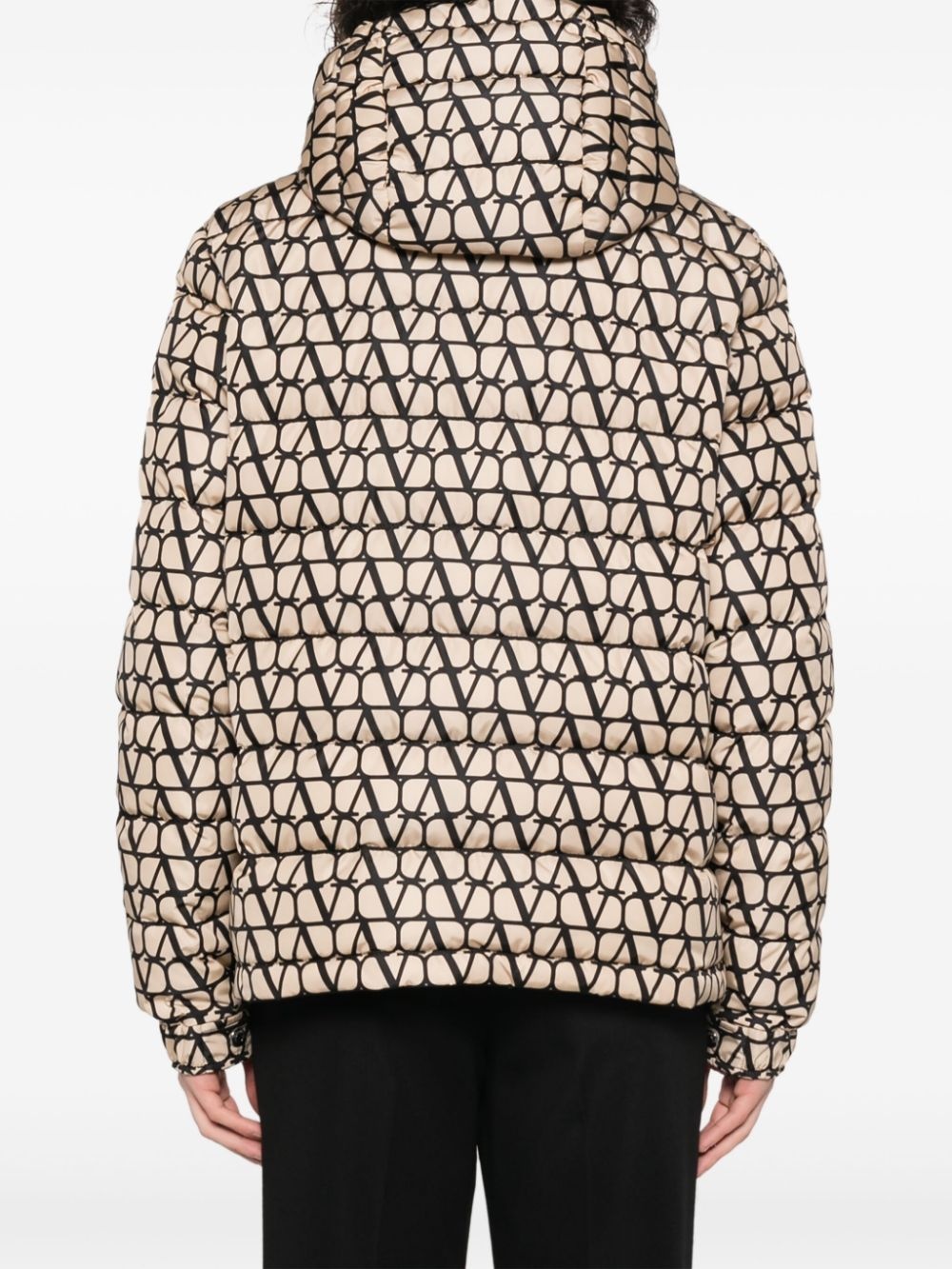 Toile Iconographe-print padded jacket - 4