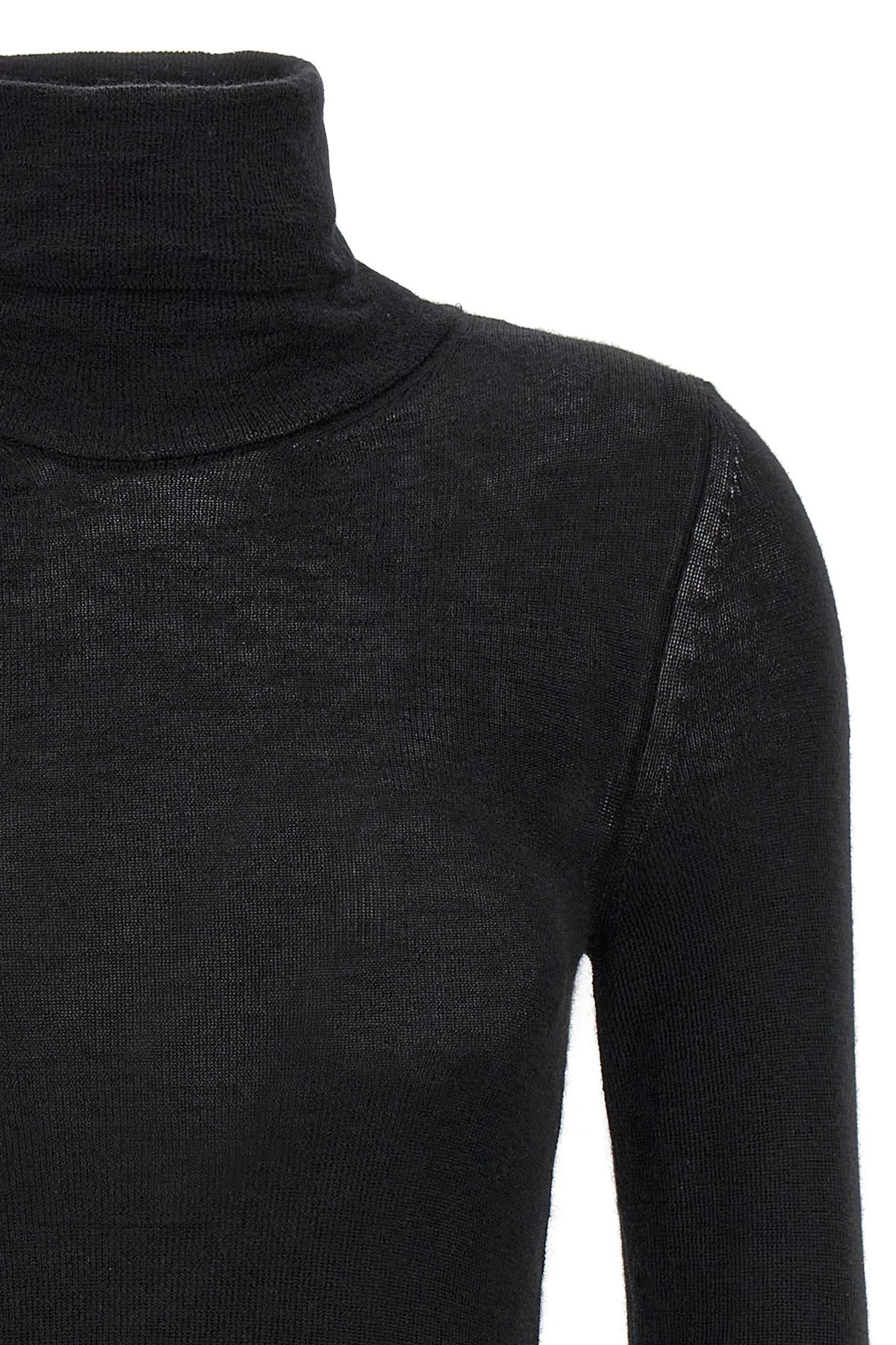 Silk cashmere turtleneck sweater - 4