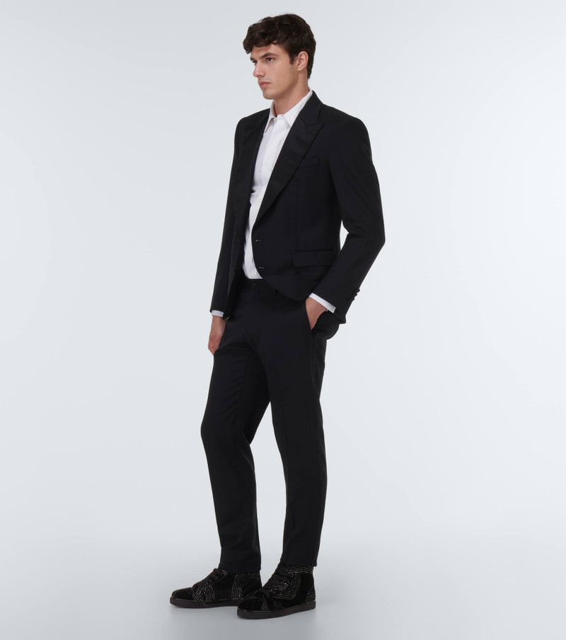 Christian Louboutin Louis suede embellished sneakers outlook