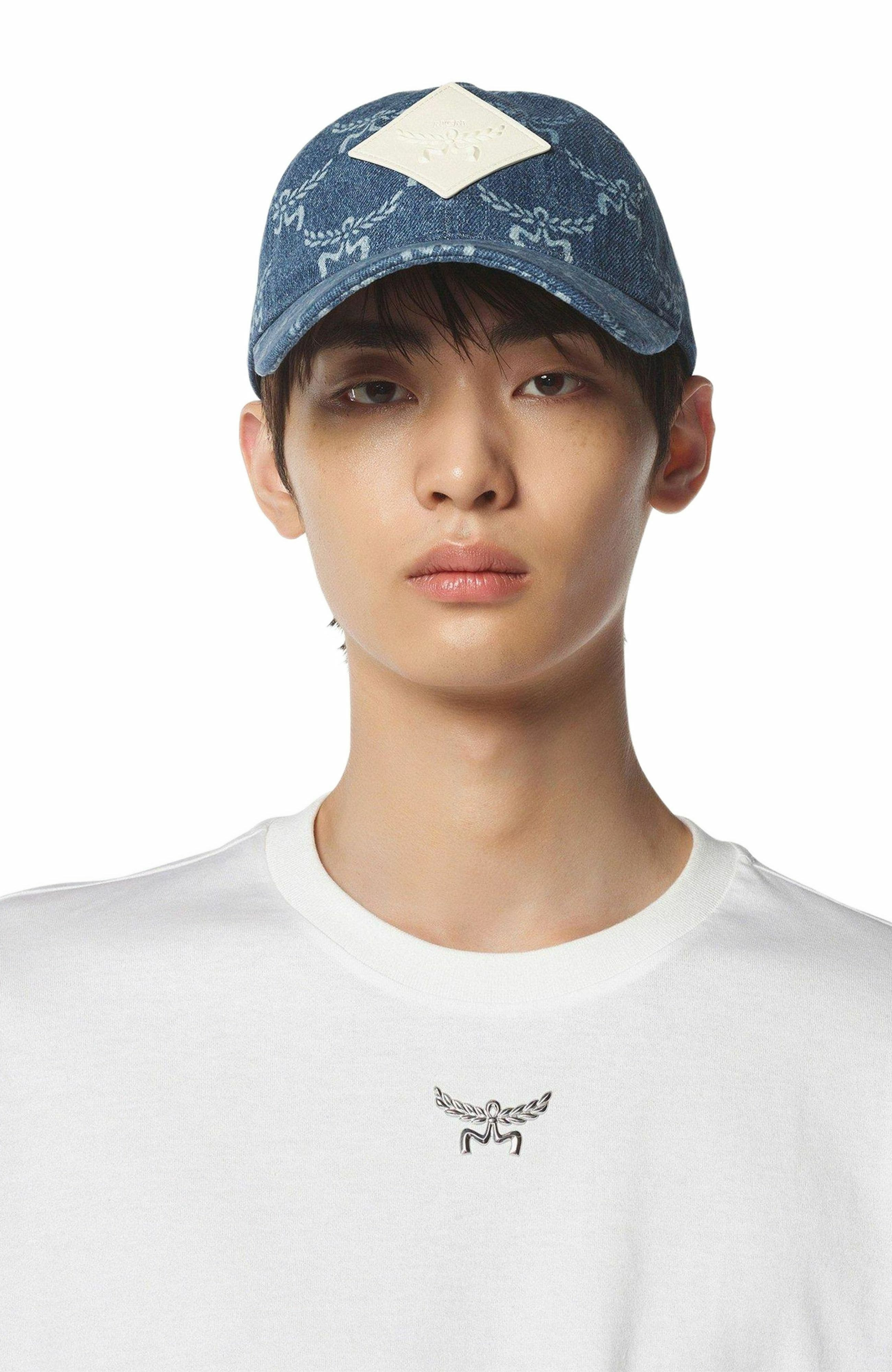 MCM Lauretos Denim Cap in Electric Lilac at Nordstrom - 4