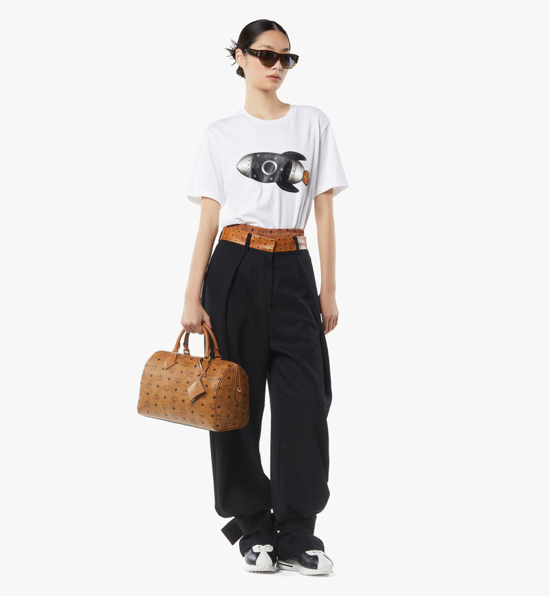 MCM Ella Boston Bag in Visetos outlook