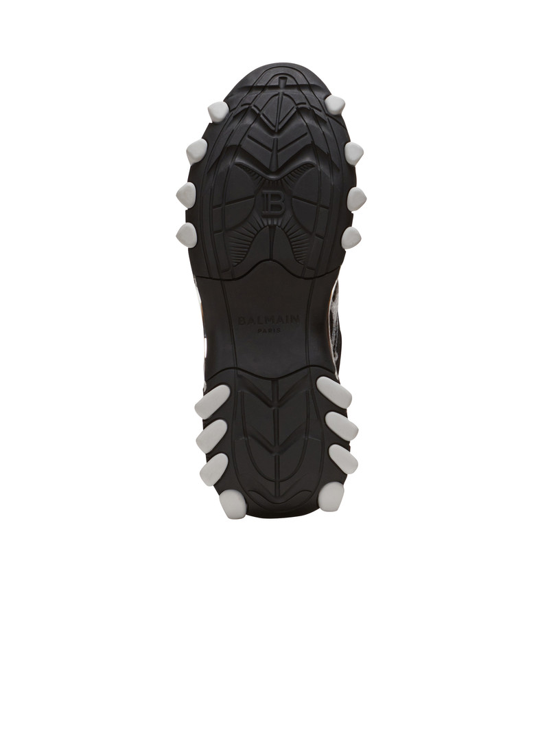 B-East trainers in leather, mesh and glitter 5