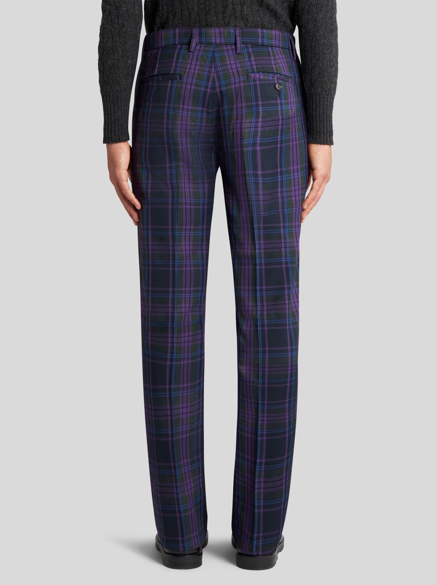 MAXI CHECK TROUSERS - 5