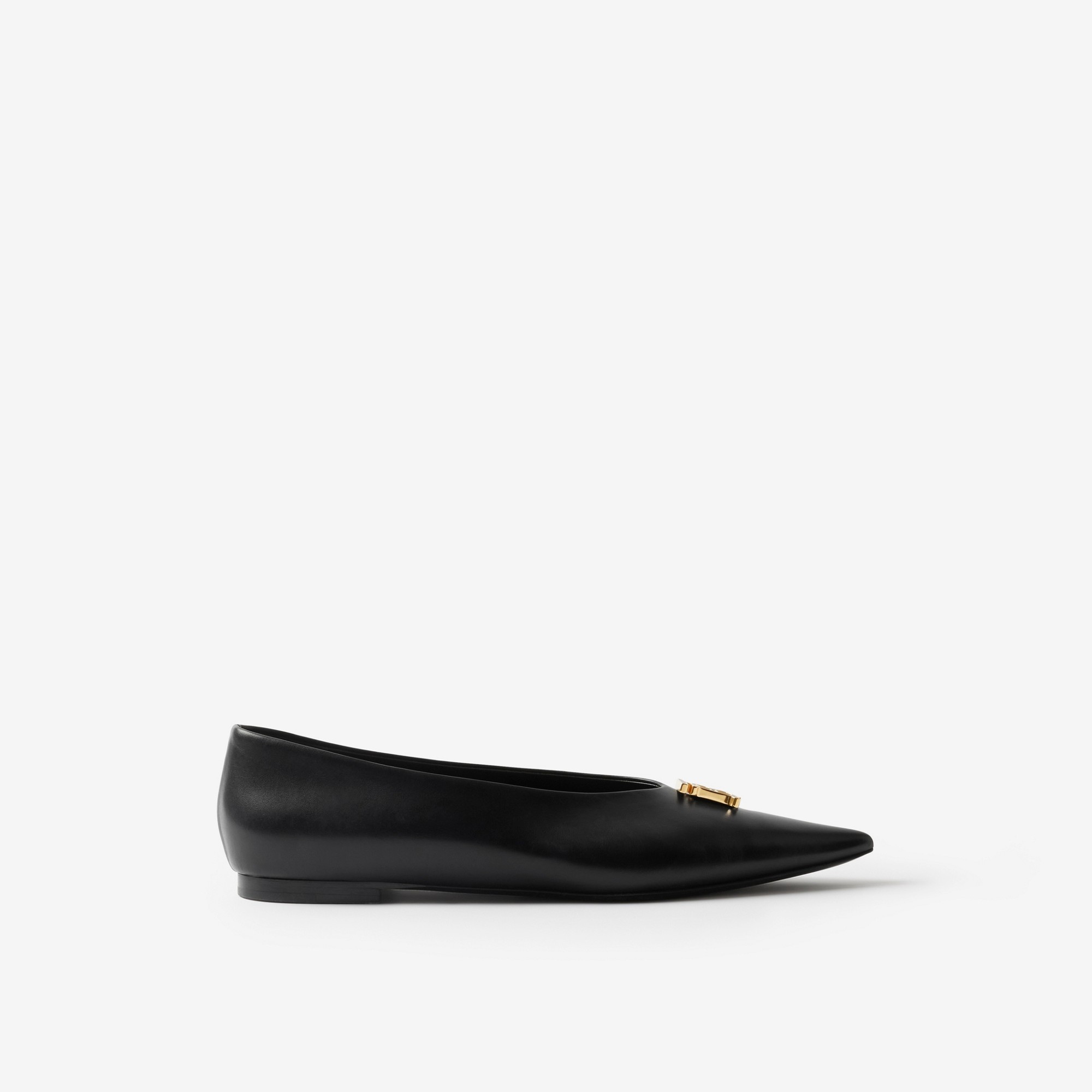 Monogram Motif Point-toe Ballerinas - 1