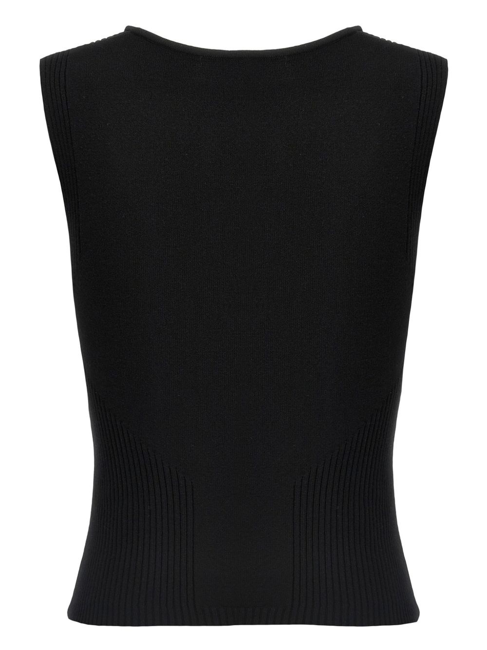 open-knit tank top - 2