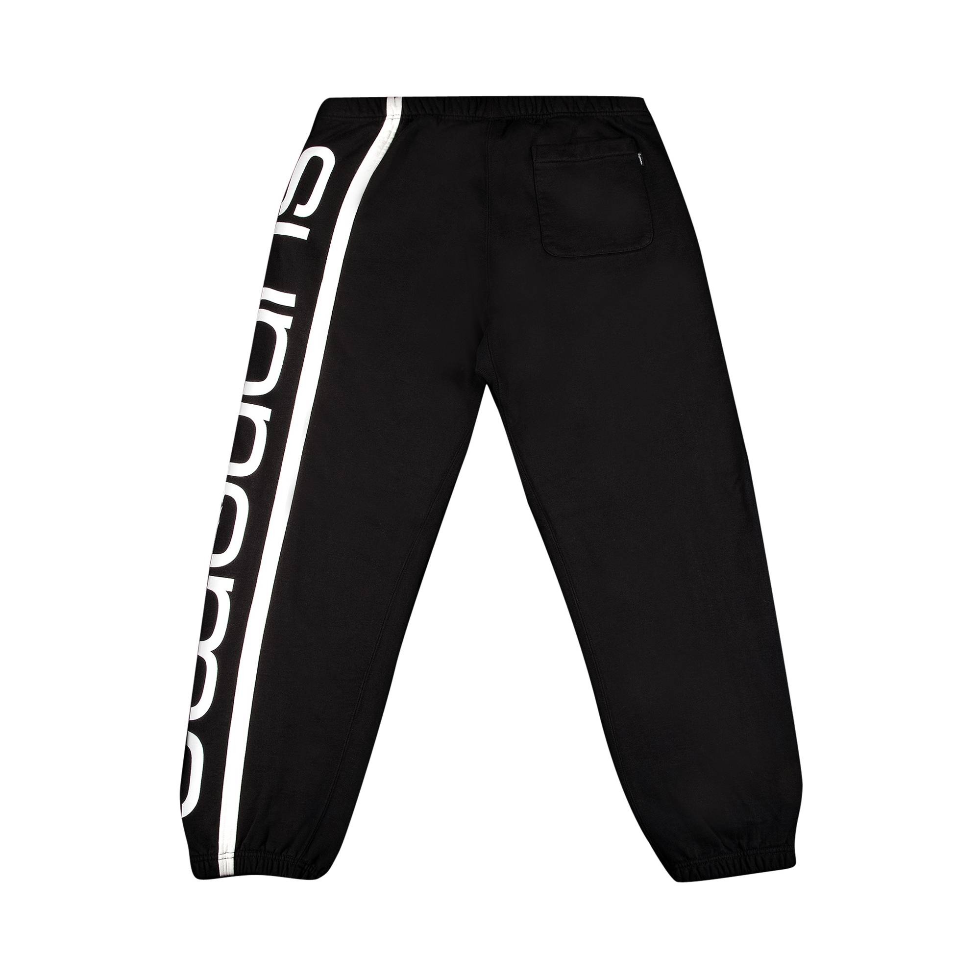 Supreme Big Logo Paneled Sweatpant 'Black' - 2