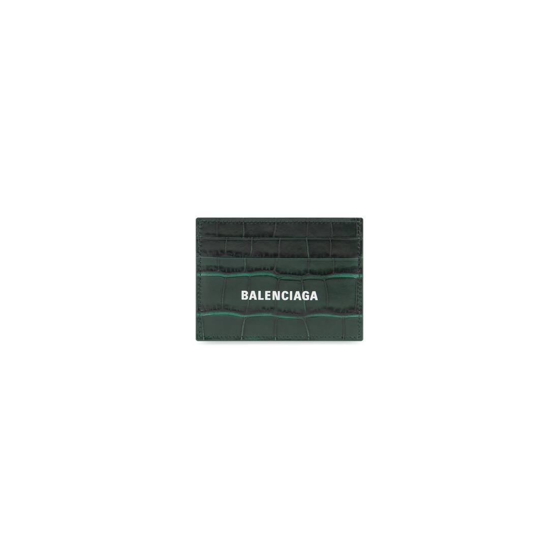 Men's Cash Card Holder in Forest Green - 1