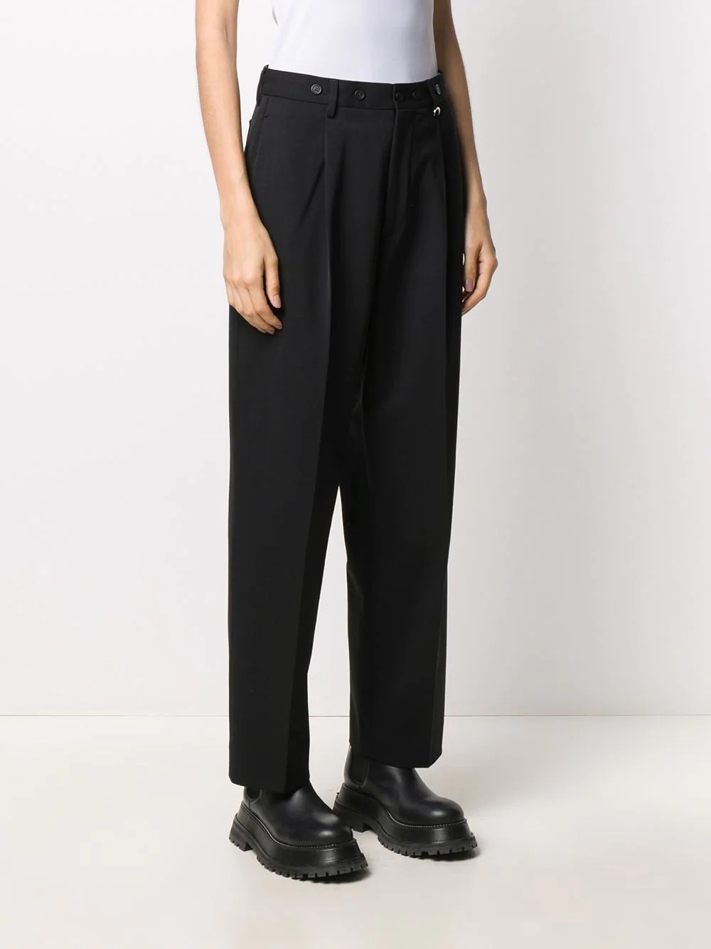 straight-leg trousers - 3