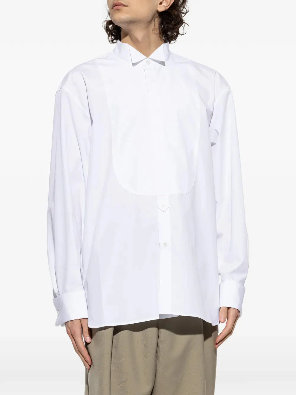 DRIES VAN NOTEN - Men Cotton Poplin Shirt - 1
