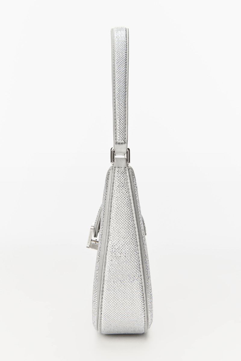 W LEGACY SMALL HOBO IN DIAMANTE SATIN 4