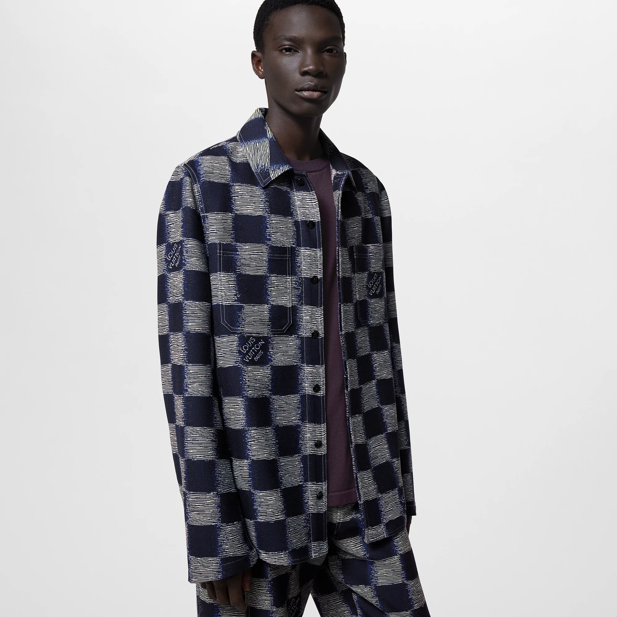 Louis Vuitton Damier Wool Overshirt | REVERSIBLE