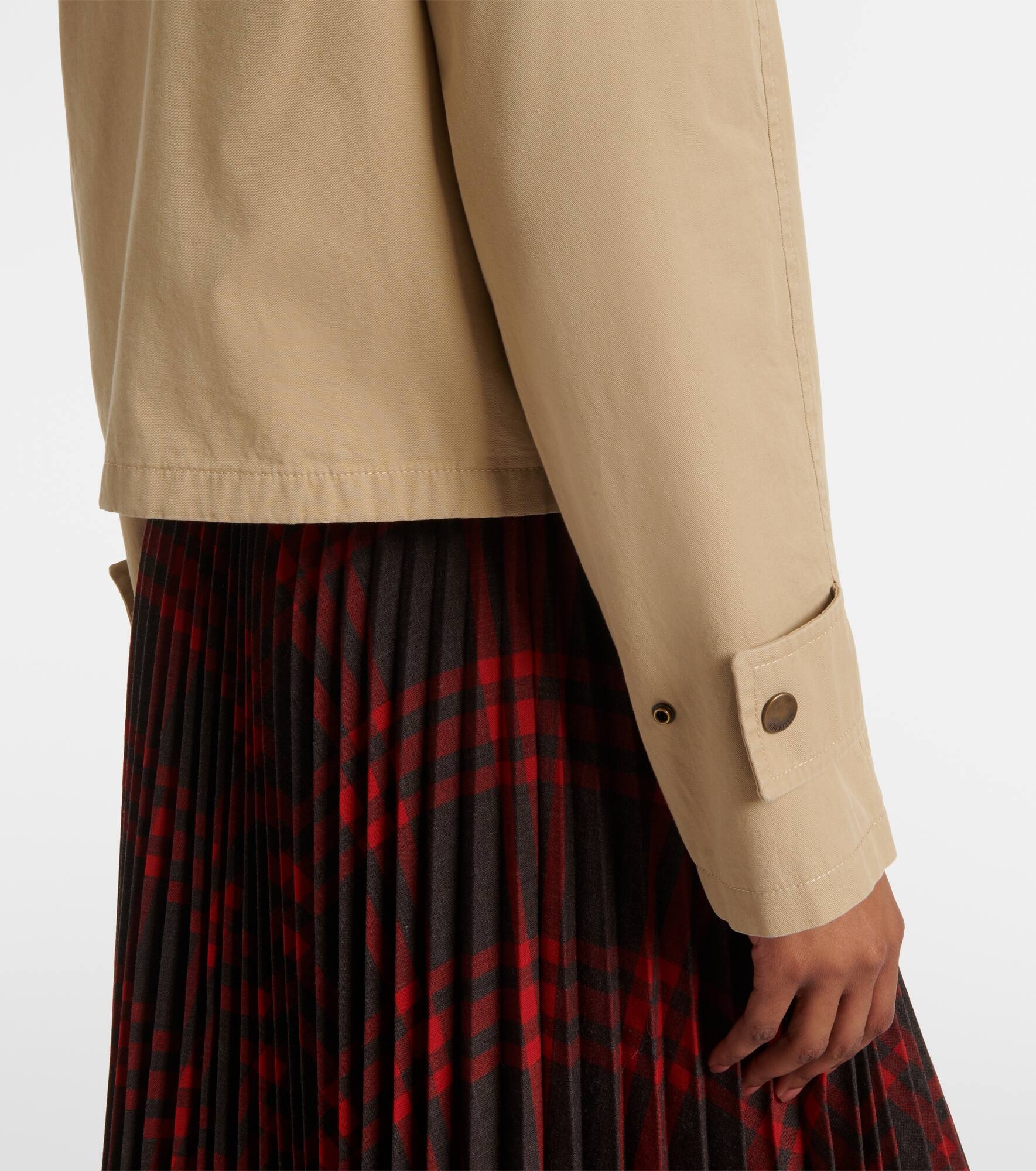 Cotton gabardine jacket - 5