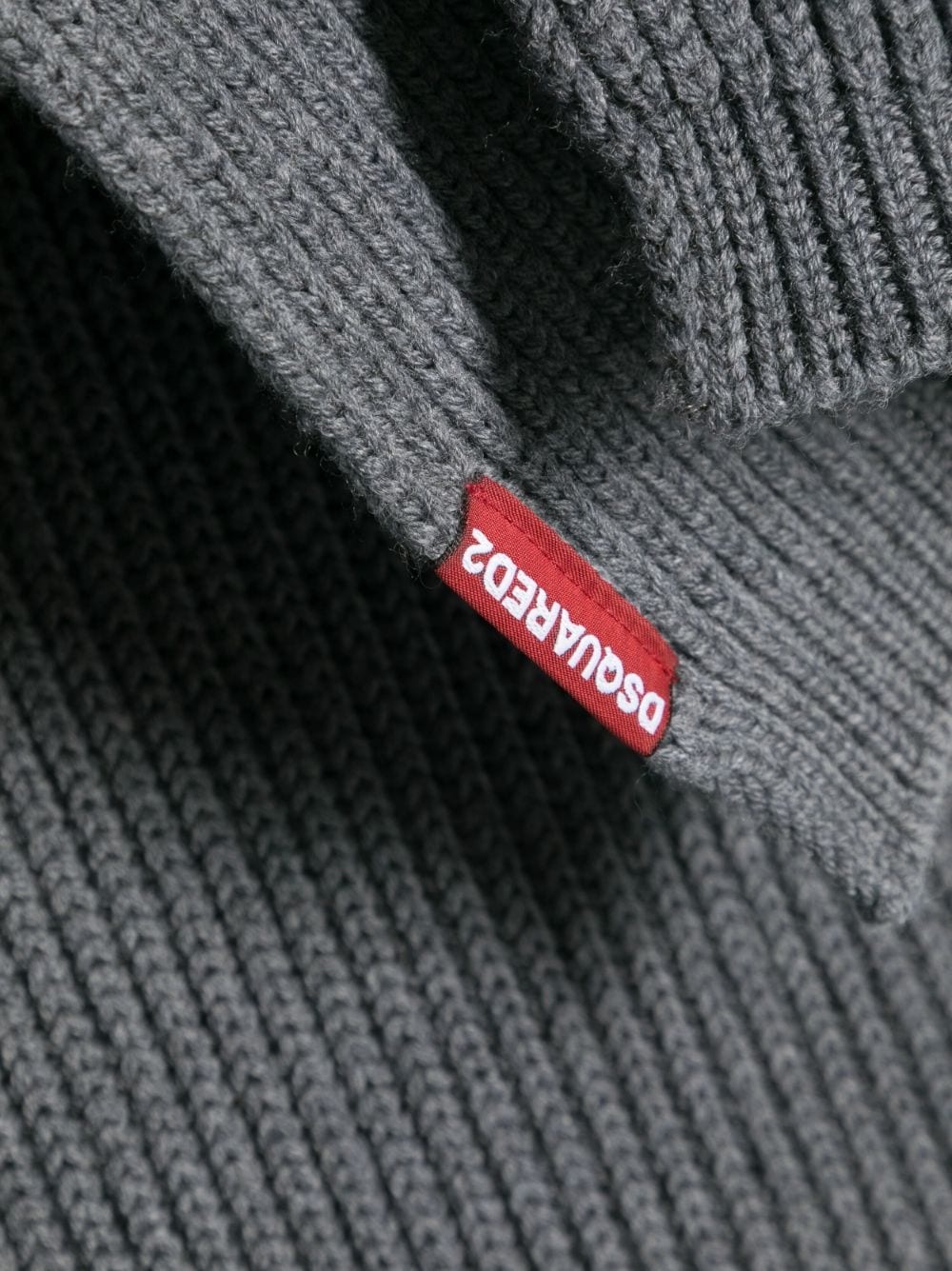knitted wool scarf-beanie set - 2