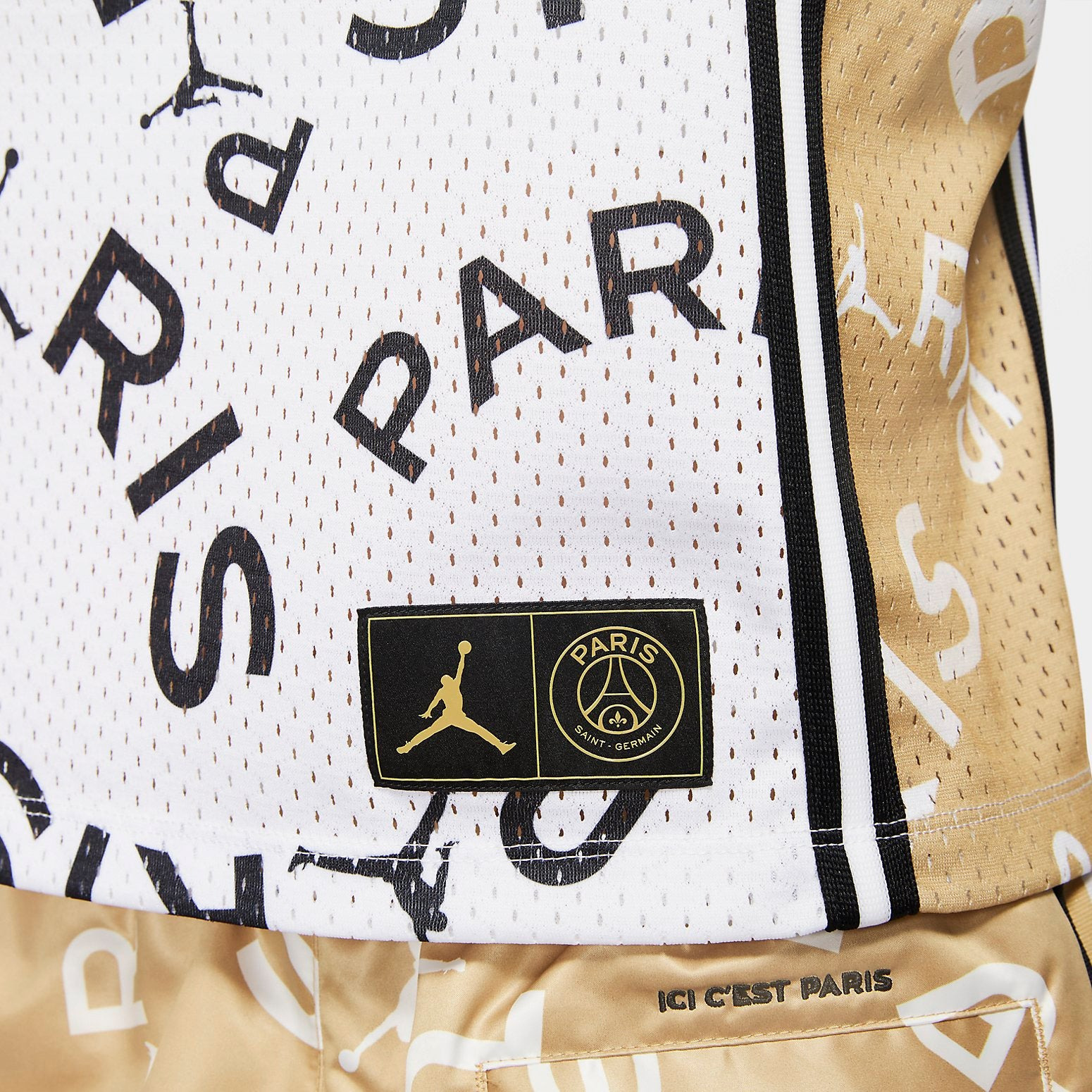 (WMNS) Air Jordan x Paris Saint-Germain Jersey 'White' CU5708-100 - 3