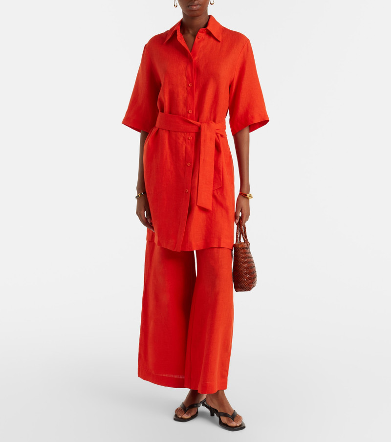 ERES Séducteur linen shirt dress outlook