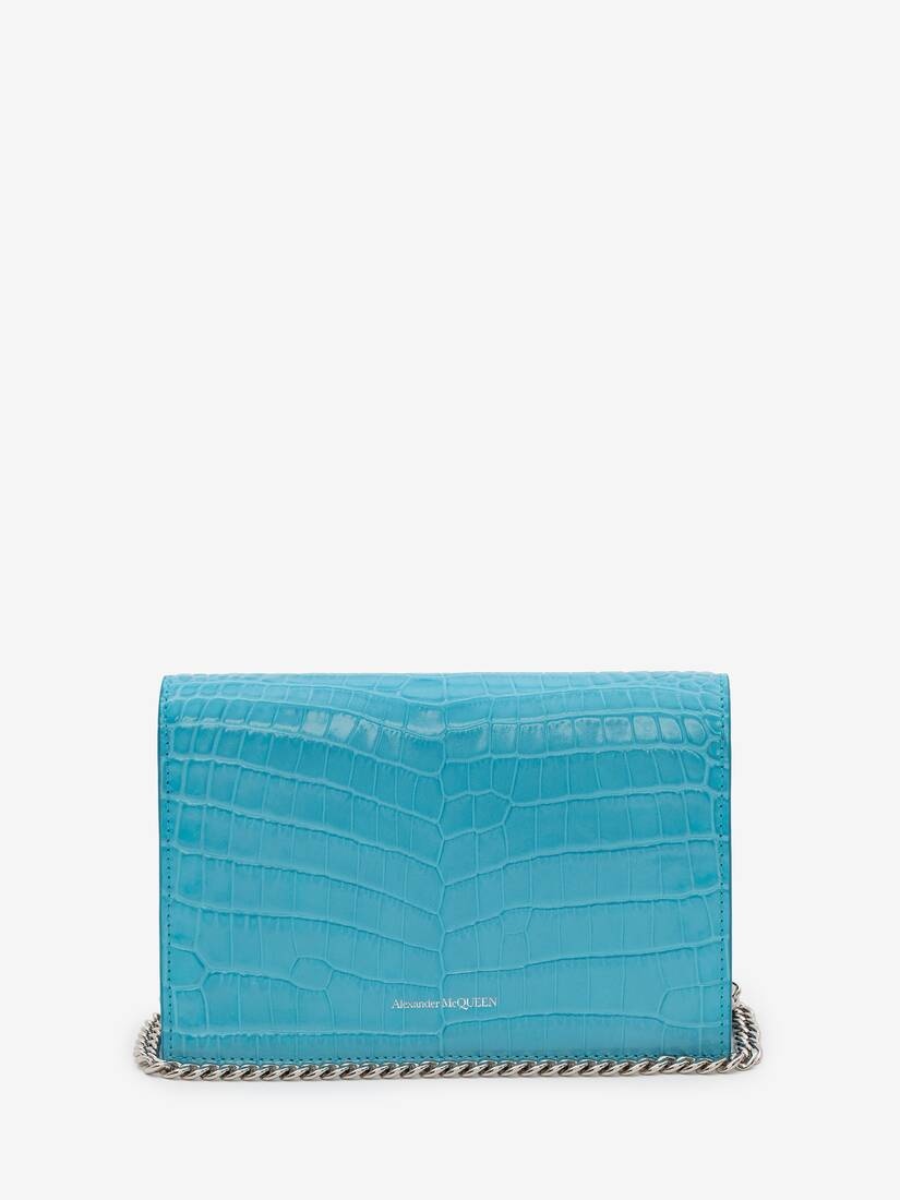 Small Skull Bag in Cerulean - 3