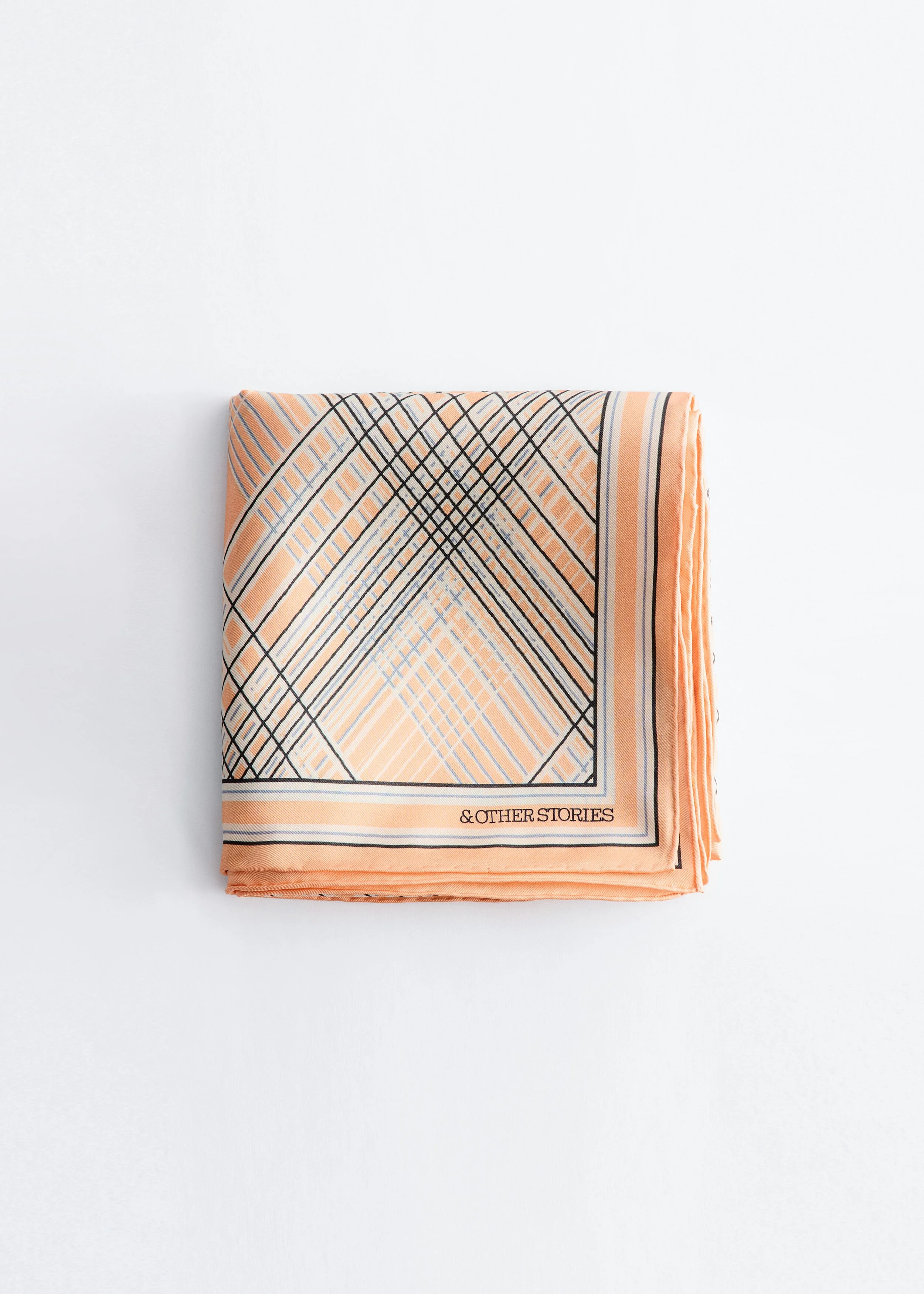Printed Silk Scarf - 1