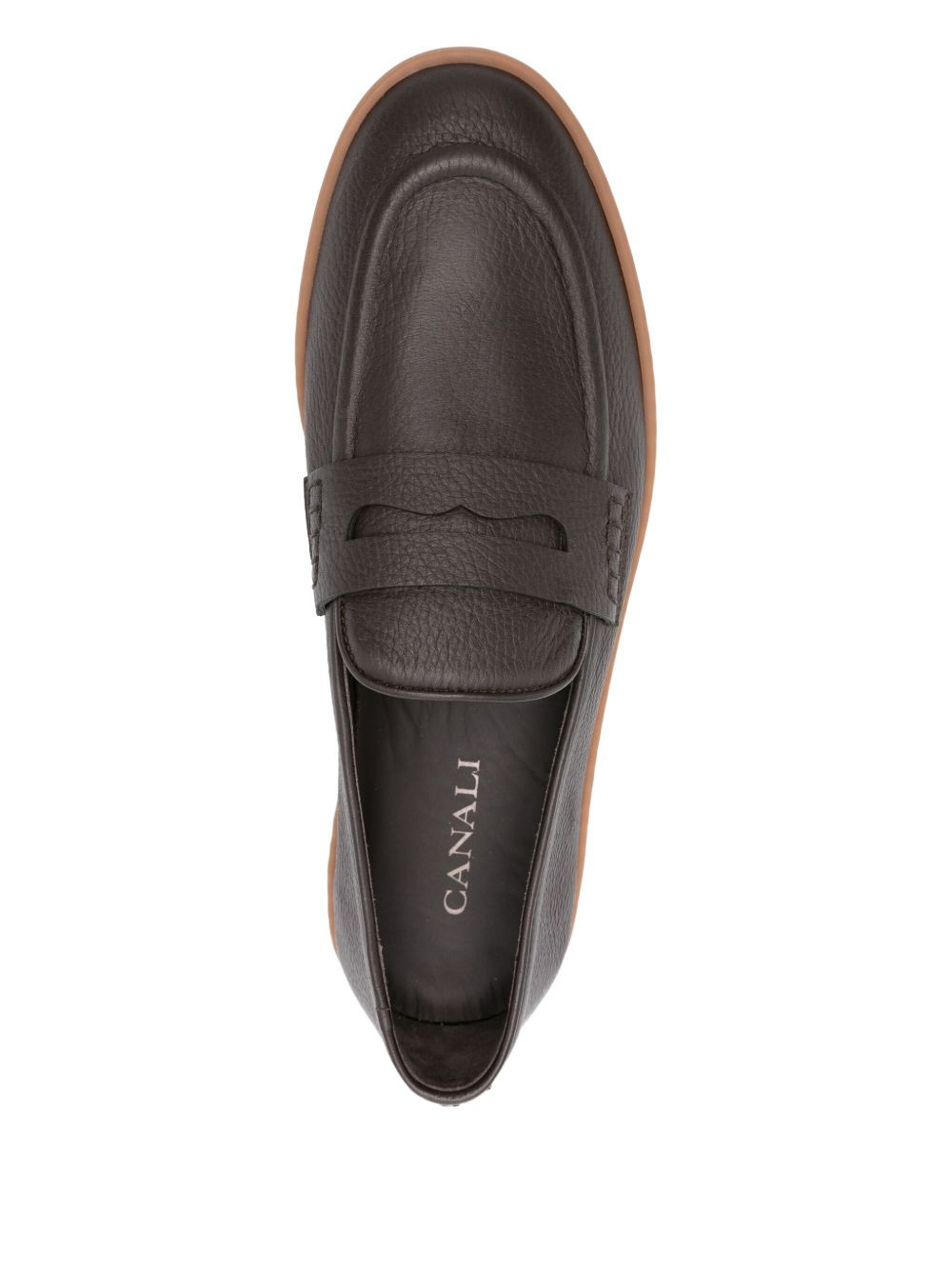penny leather loafers - 4