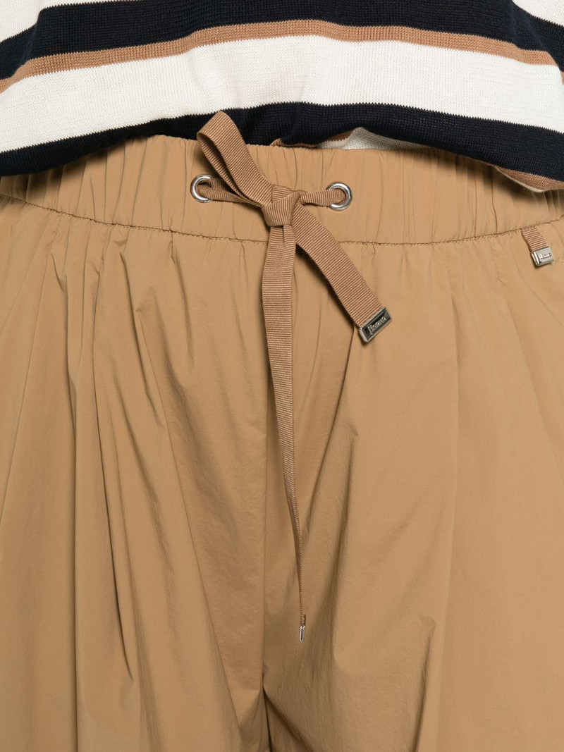drawstring pleated palazzo pants 5