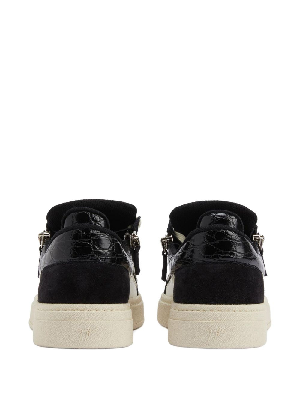 Gz94 crocodile-effect zip-detail sneakers - 2