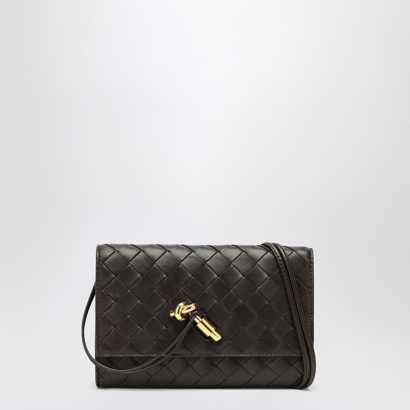 Bottega Veneta Women Andiamo Clutch In Fondant Colour - 1