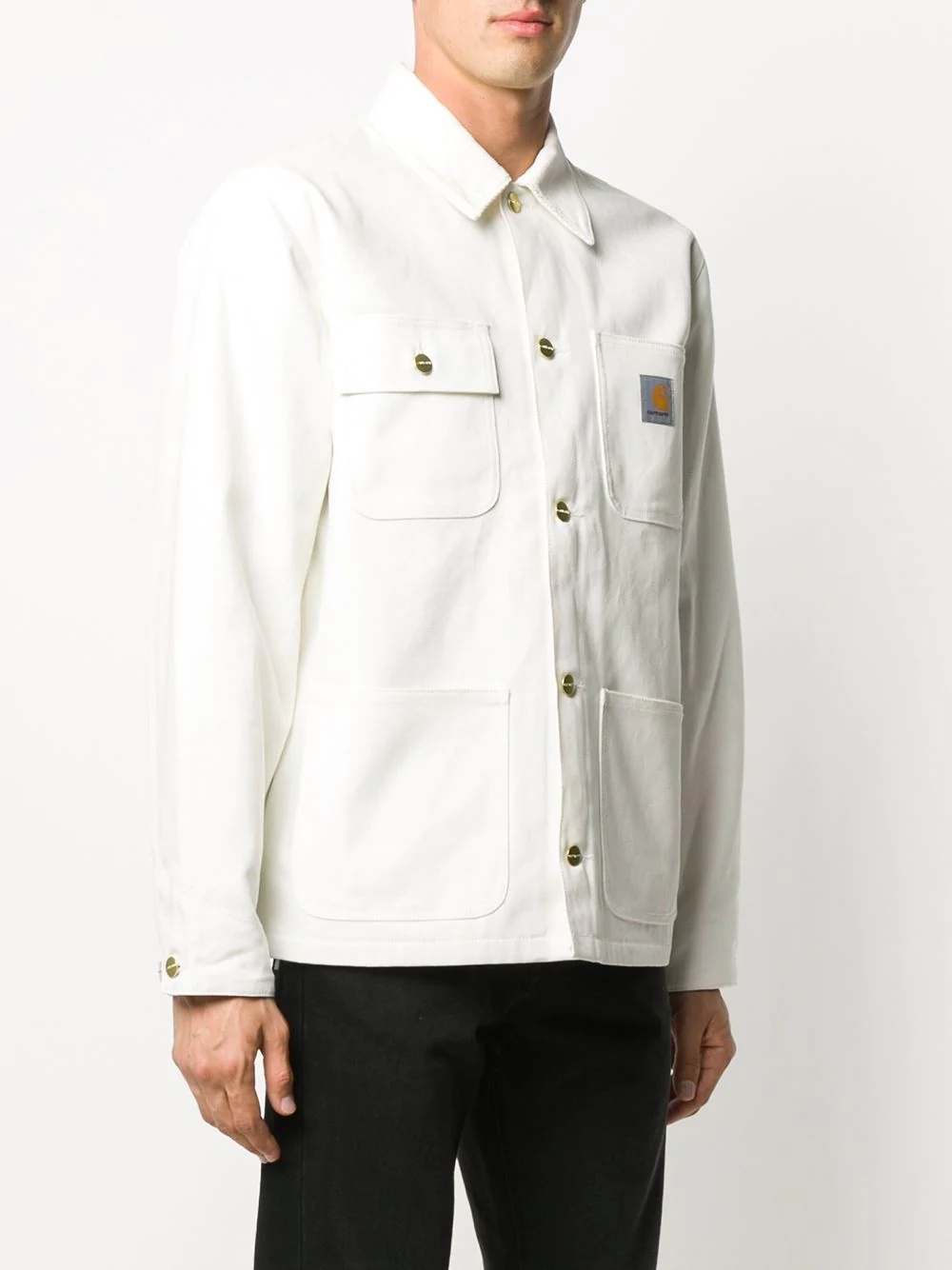 button-up shirt jacket - 3