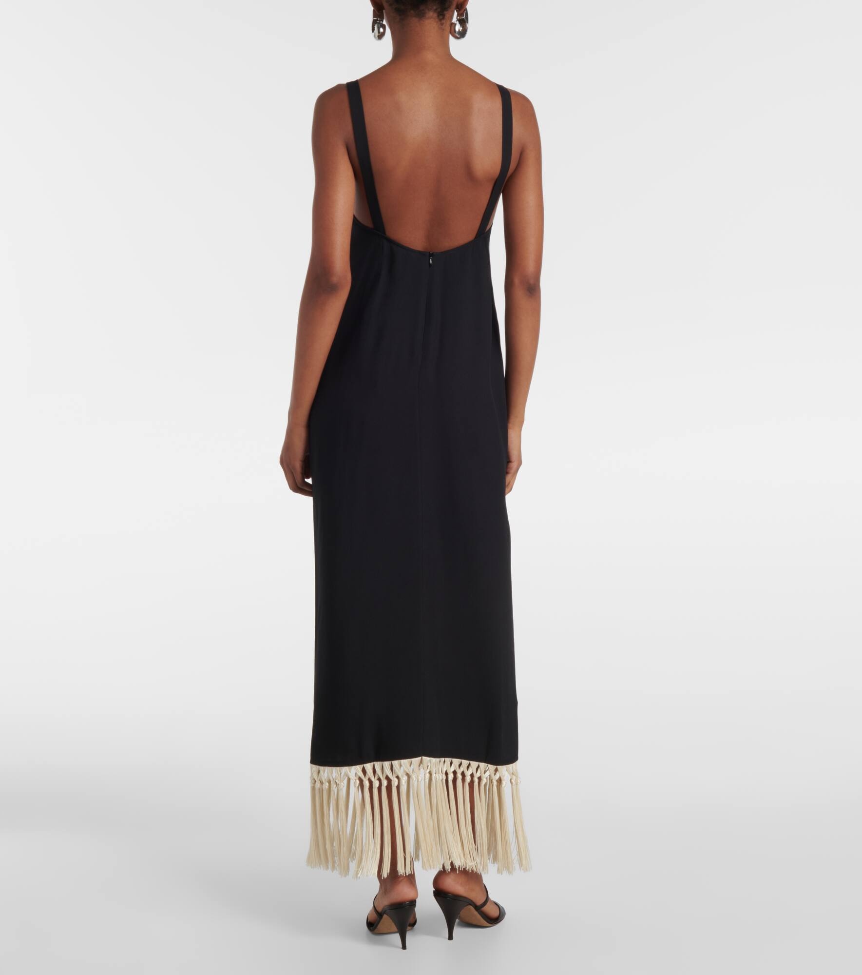 Palermo fringed maxi dress - 3