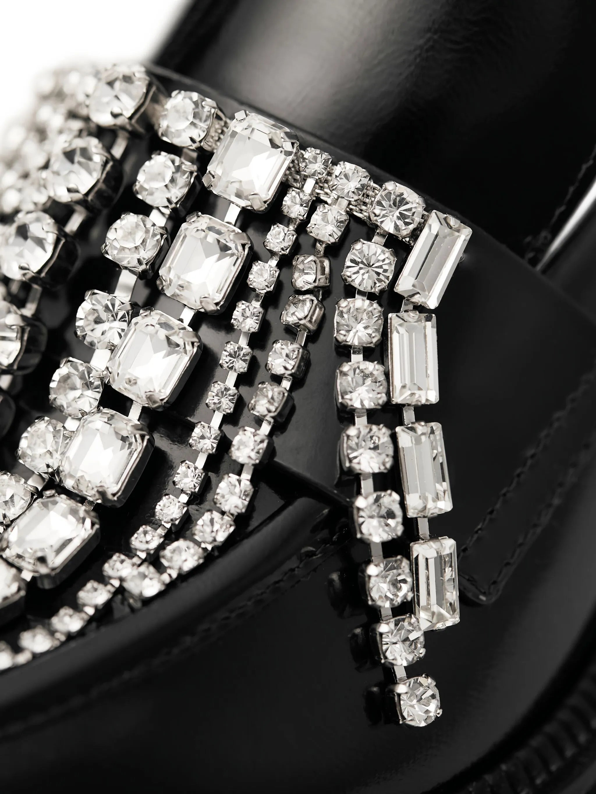 Jimmy Choo 50mm Tylor Crystal-embellished Loafer Pumps - 3