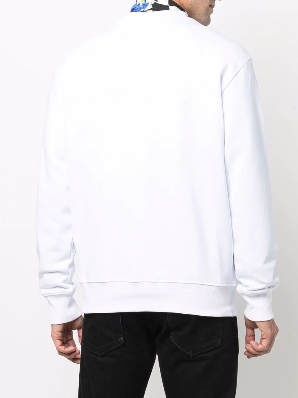 logo-print crew-neck sweatshirt - 4